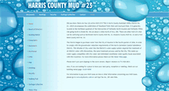Desktop Screenshot of harriscountymud23.com